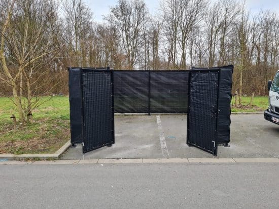 Des bâches pour du stockage extérieur
